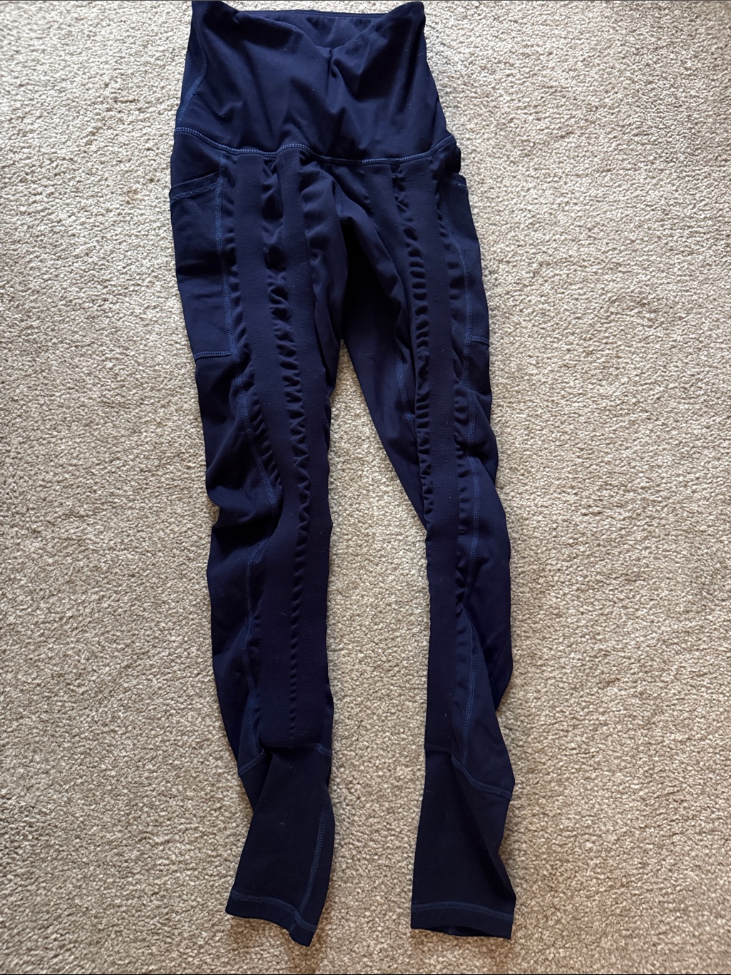 Toning Leggings In Navy,